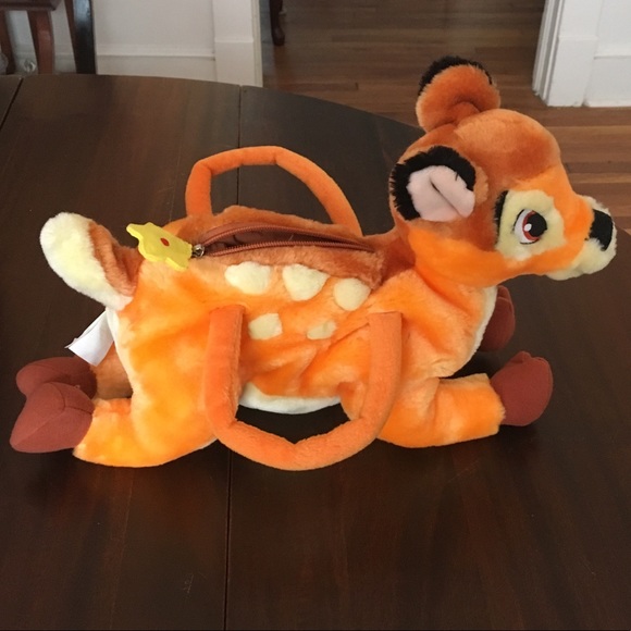 Disney Handbags - Disney Bambi Stuffed Animal Purse